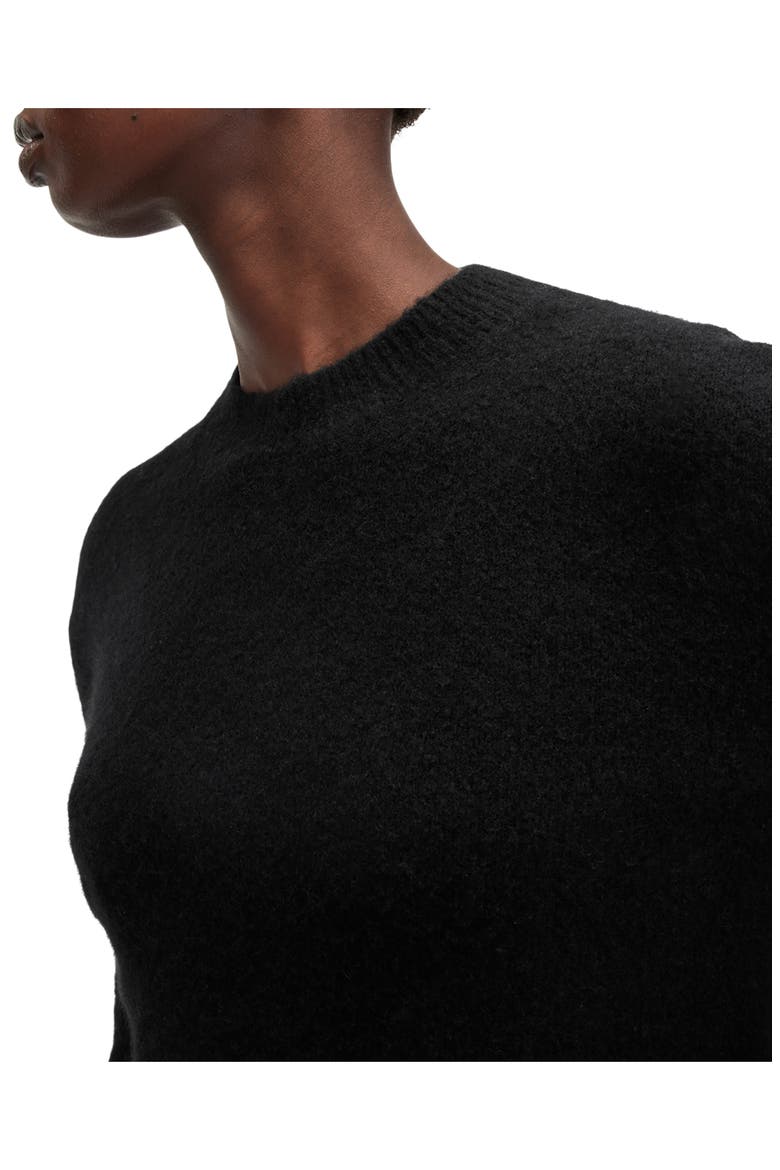 Jax Wool Blend Sweater & Pleated Sleeveless Dress, Alternate, color, BLACK