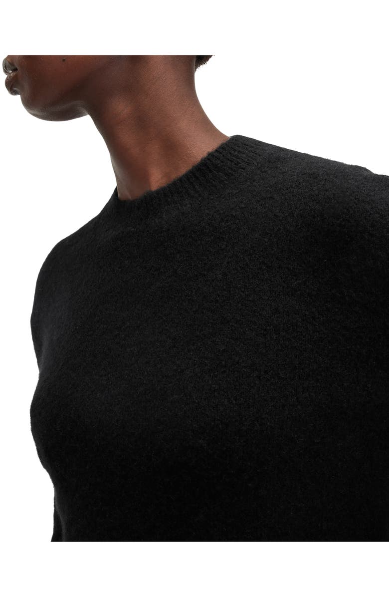 AllSaints Jax Wool Blend Sweater & Pleated Sleeveless Dress, Alternate, color,