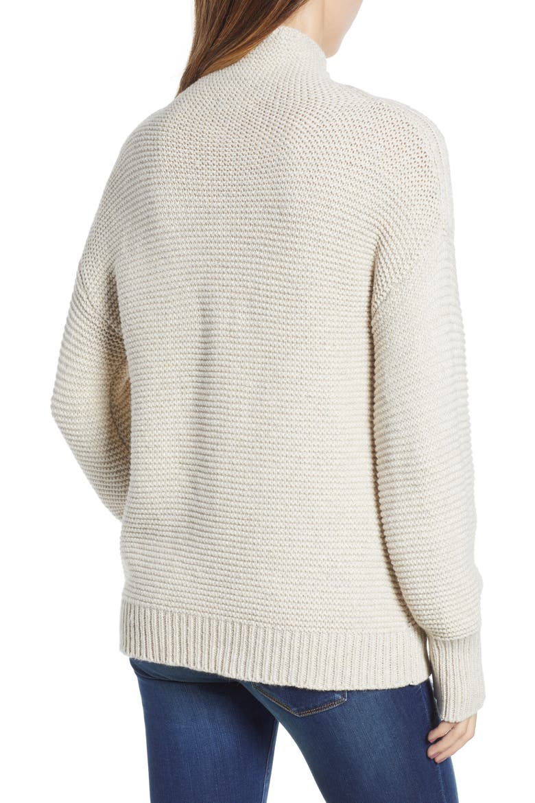 Turtleneck Sweater, Alternate, color, TAN SESAME