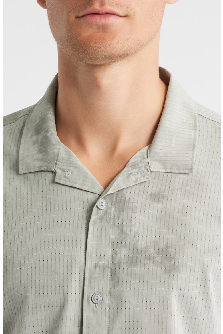 Bless Up Trail Performance Short Sleeve Button-Up Shirt, Alternate, color, GREYSTONE