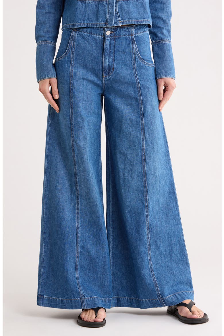 Dancing In The Dark Wide Leg Jeans, Main, color, VINTAGE WASH
