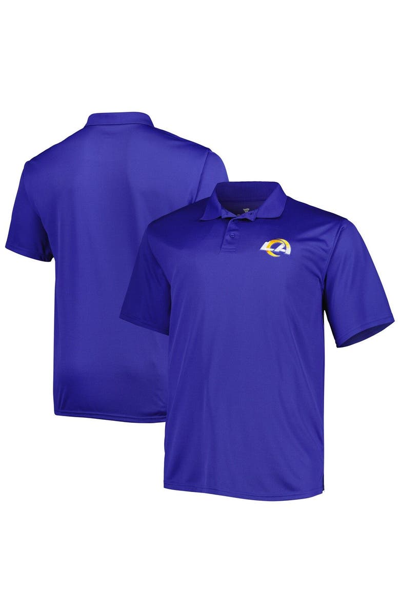 FANATICS Men's Royal Los Angeles Rams Big & Tall Birdseye Polo, Main, color, Royal