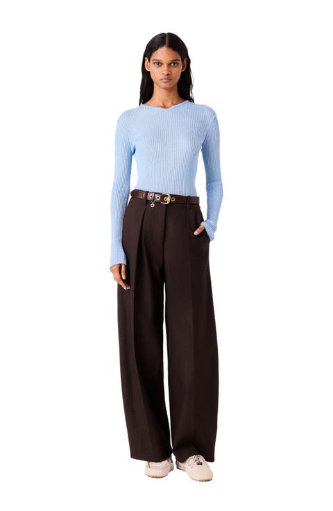 Lurex knit sweater