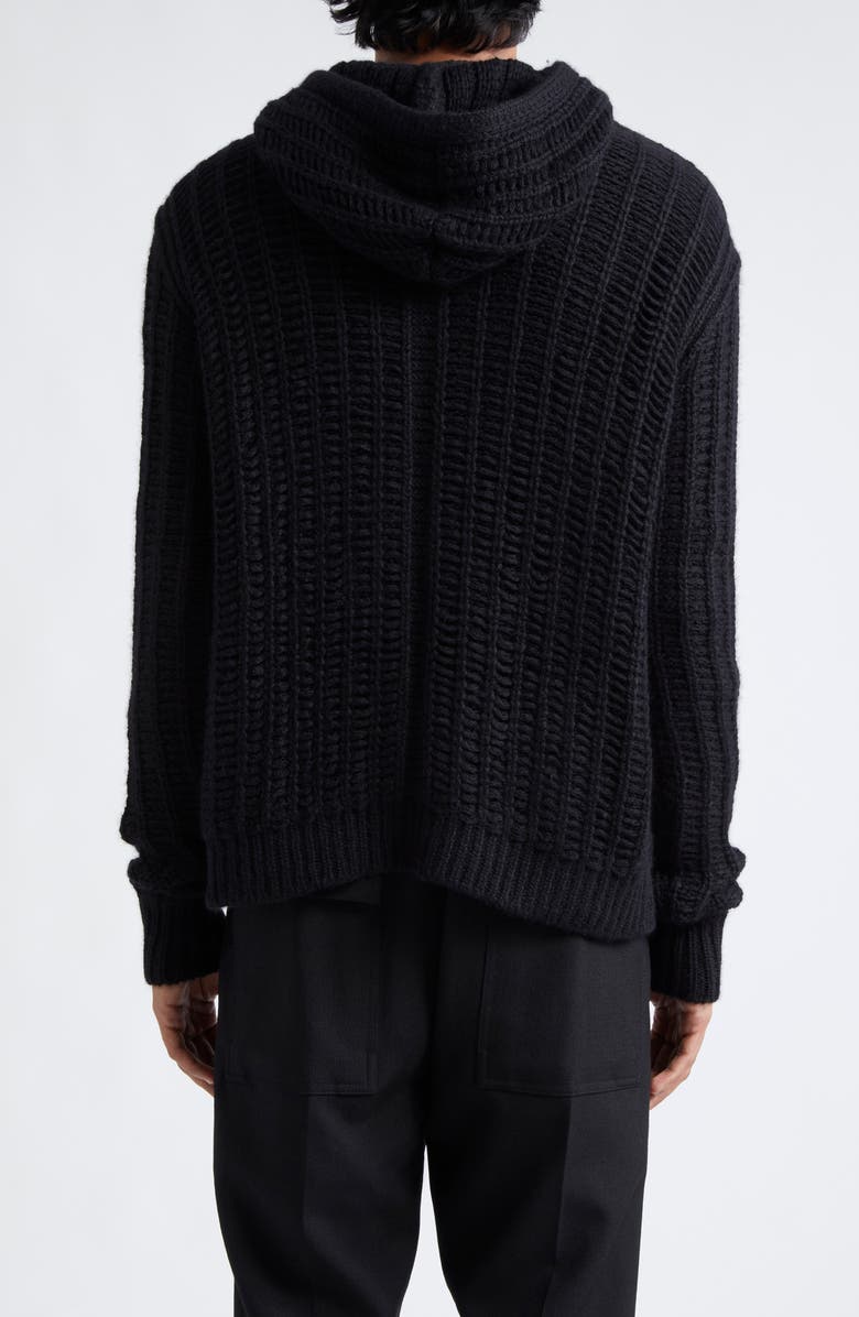 Rick Owens Hooded Cashmere & Silk Zip Cardigan | Nordstromrack