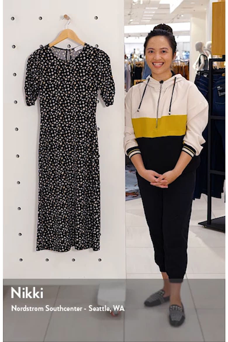 Floral Print Midi Dress video