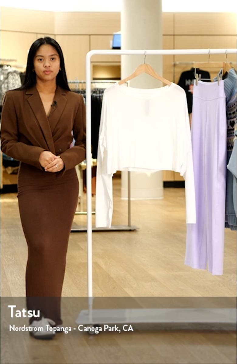 June Long Sleeve Crop Top, sales video thumbnail