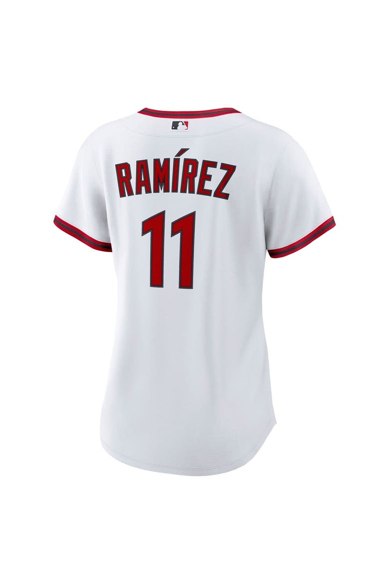Women's Nike Jose Ramirez White Cleveland Guardians Home Replica 2.0 Player Jersey, Alternate, color, White