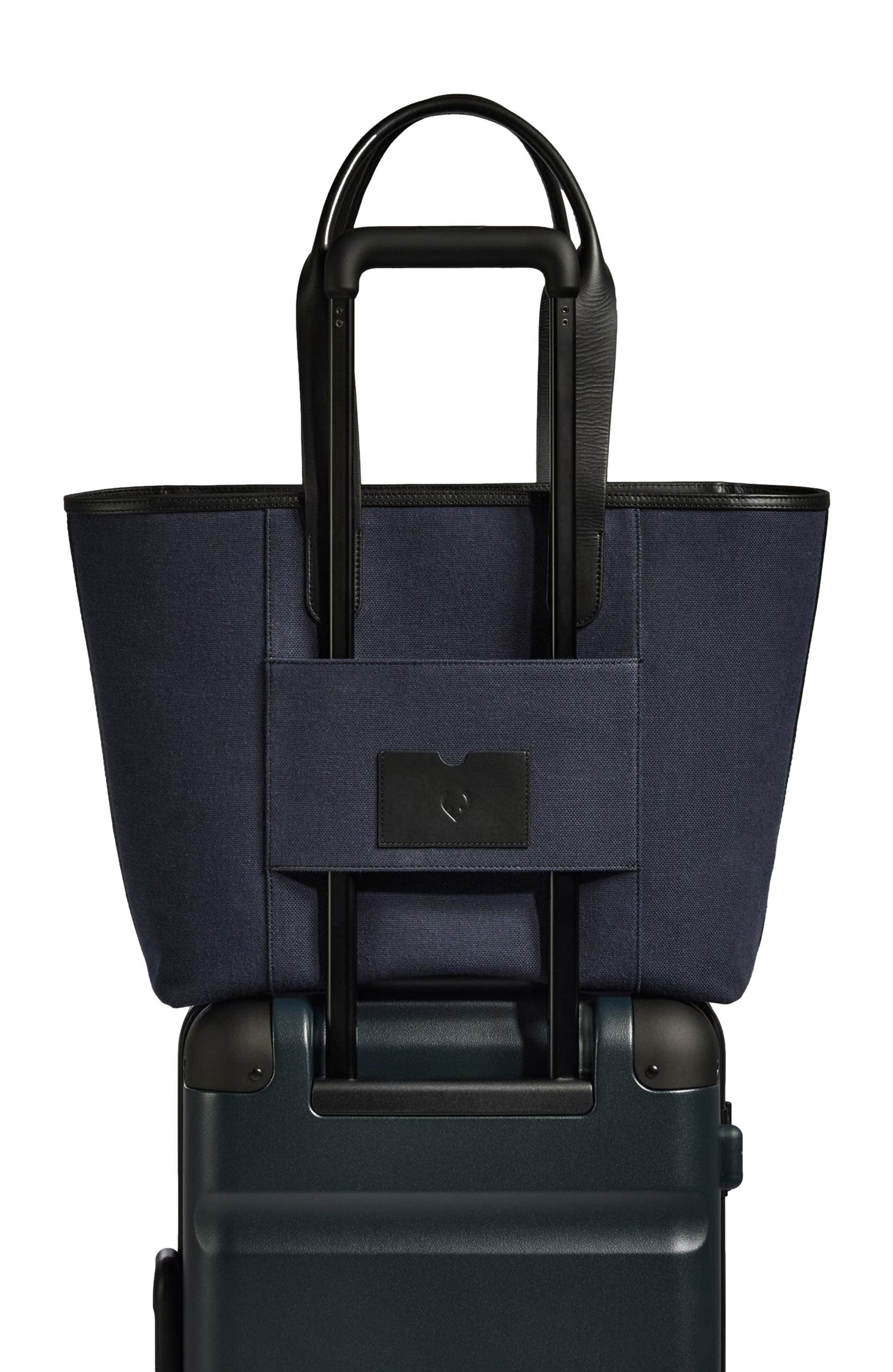 Heritage Tote Bag in Navy, Alternate, color, Navy