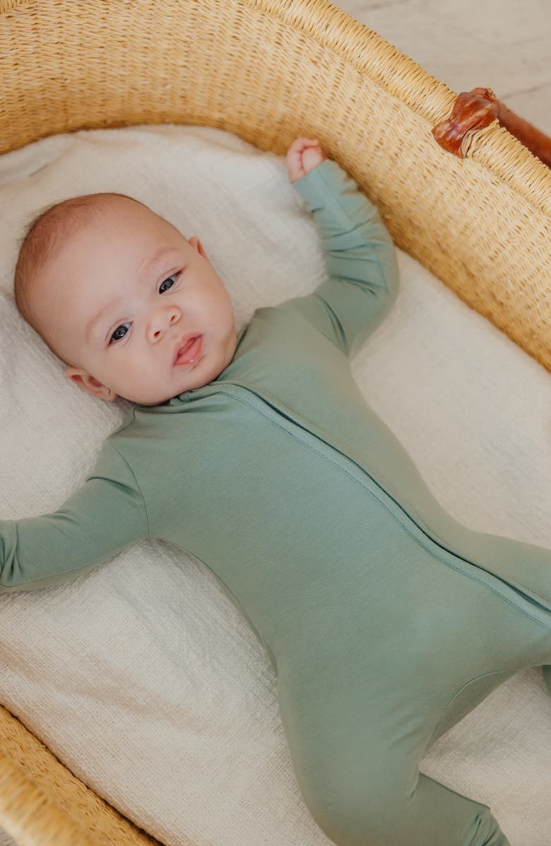 Copper Pearl Briar Convertible Zip-Up Footie, Alternate, color, Briar