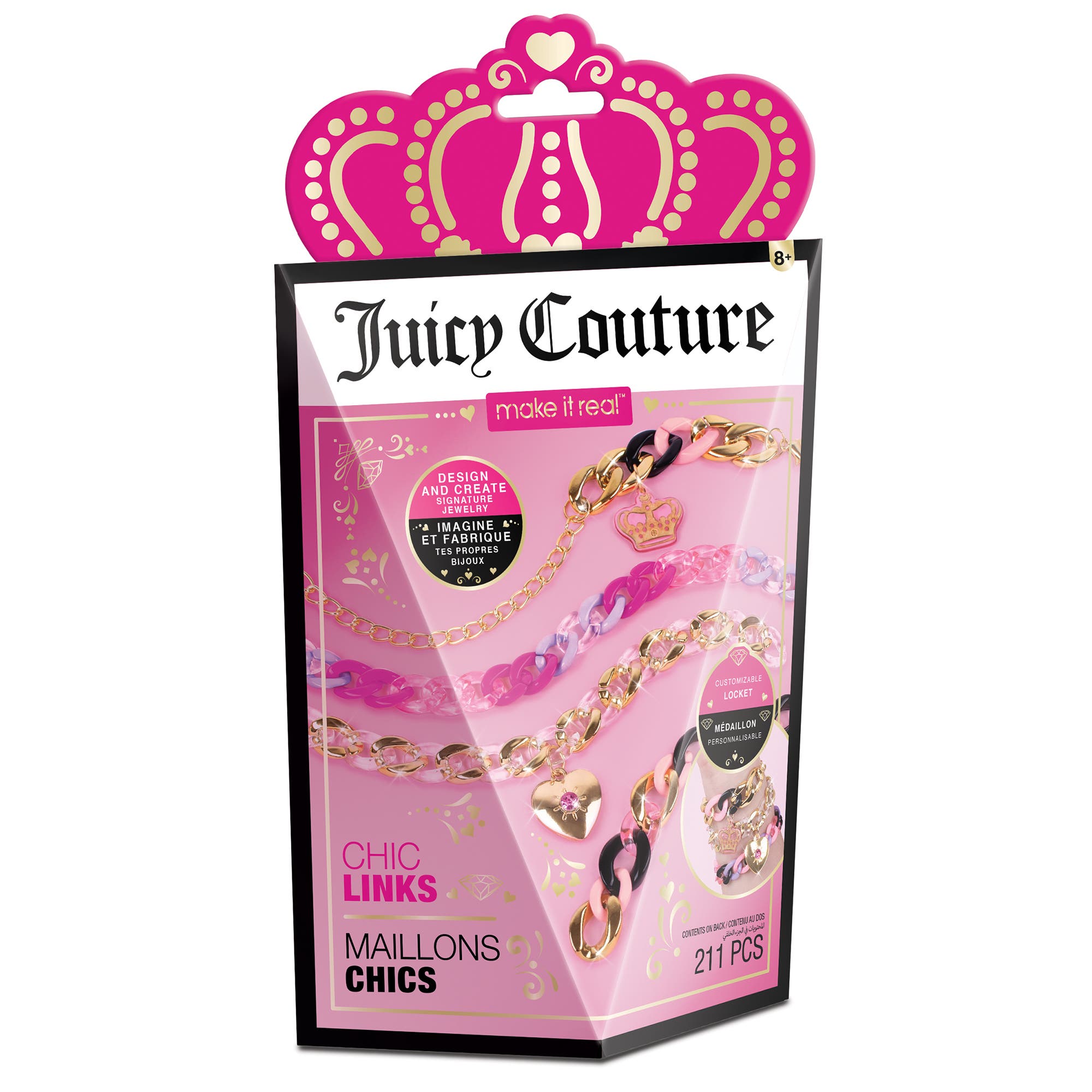 Make It Real Juicy Couture Chic Links DIY Jewelry Kit, Ages 8+ in Multicolored 
