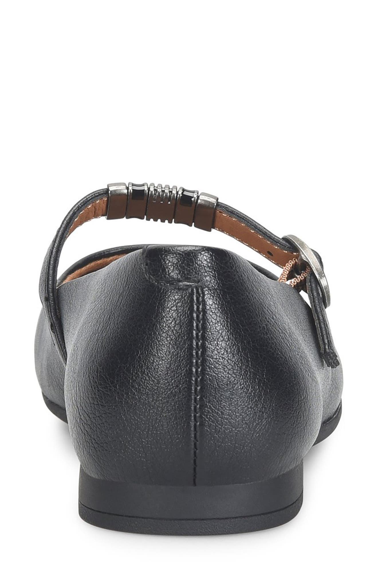 EUROSOFT Khloe Mary Jane Flat, Alternate, color, Black