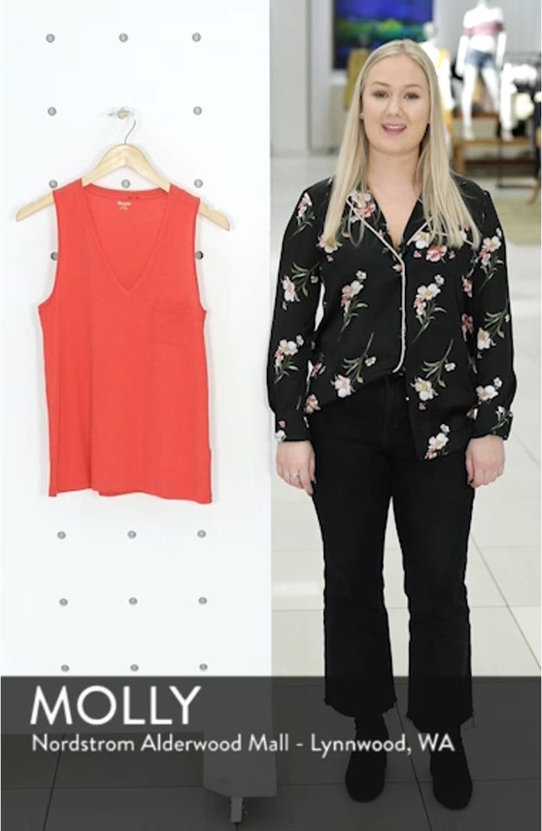 Whisper Cotton V-Neck Tank, sales video thumbnail