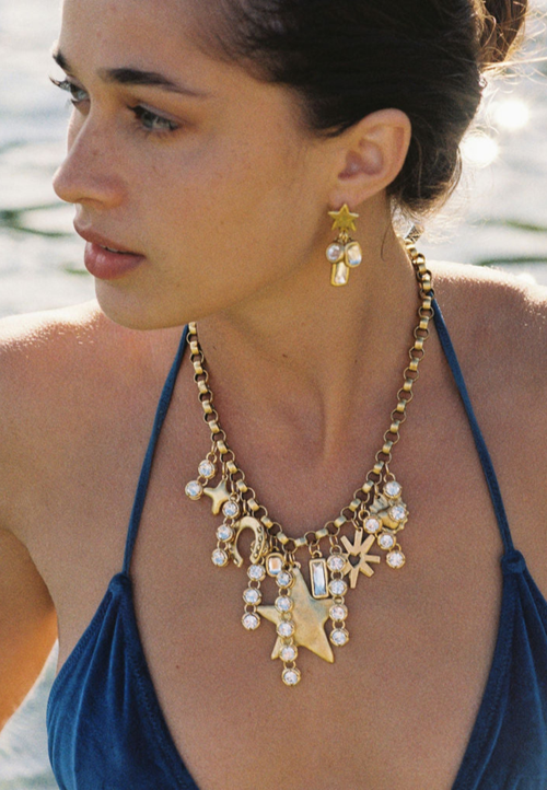 Sccollection Stevie Necklace In Gold