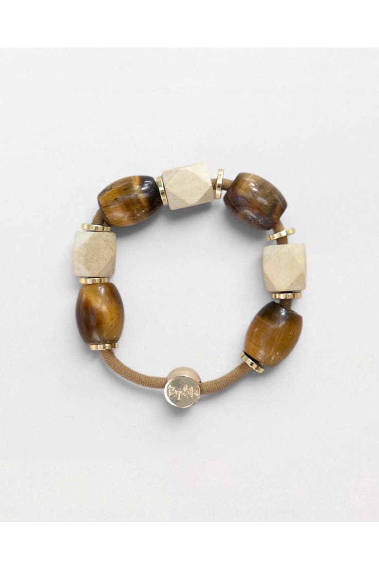 Oriel Capsule Bracelet Hairties, Main, color, Tiger's Eye
