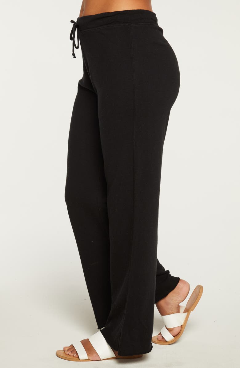 Chaser Wide Leg Cotton Fleece Lounge Pants, Alternate, color, 