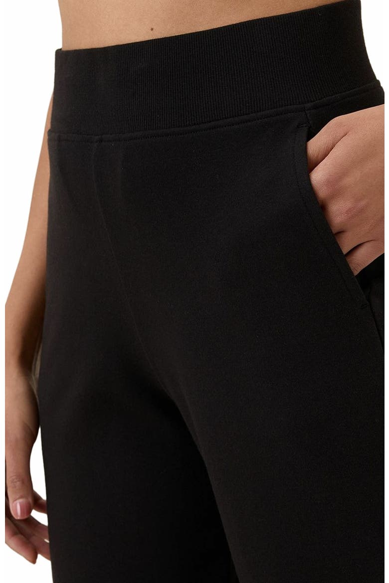 Organic Cotton Airplane Wide Leg Pant - 26" Inseam, Alternate, color, Black