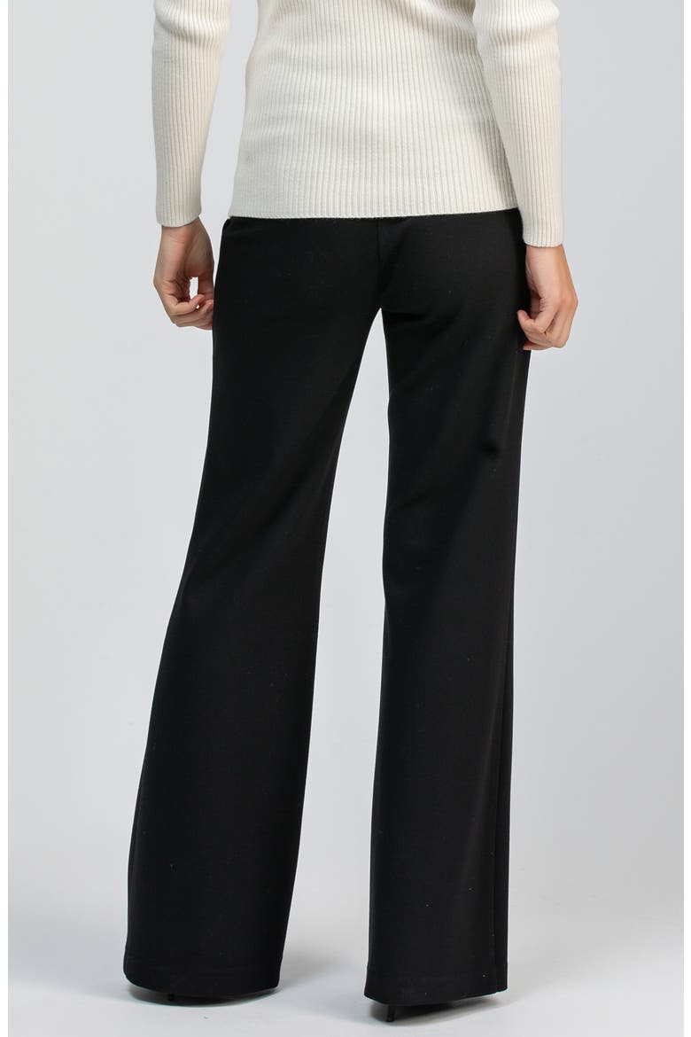 Robin Over the Bump Wide Leg Maternity Pants, Alternate, color, BLACK