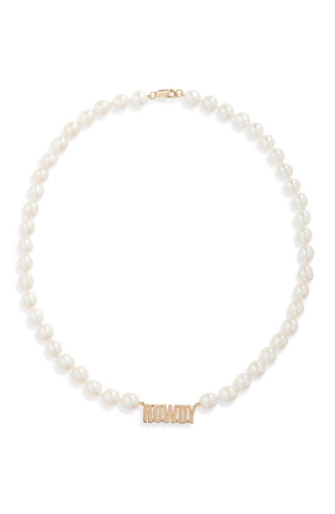 Rowdy Pearl Necklace
