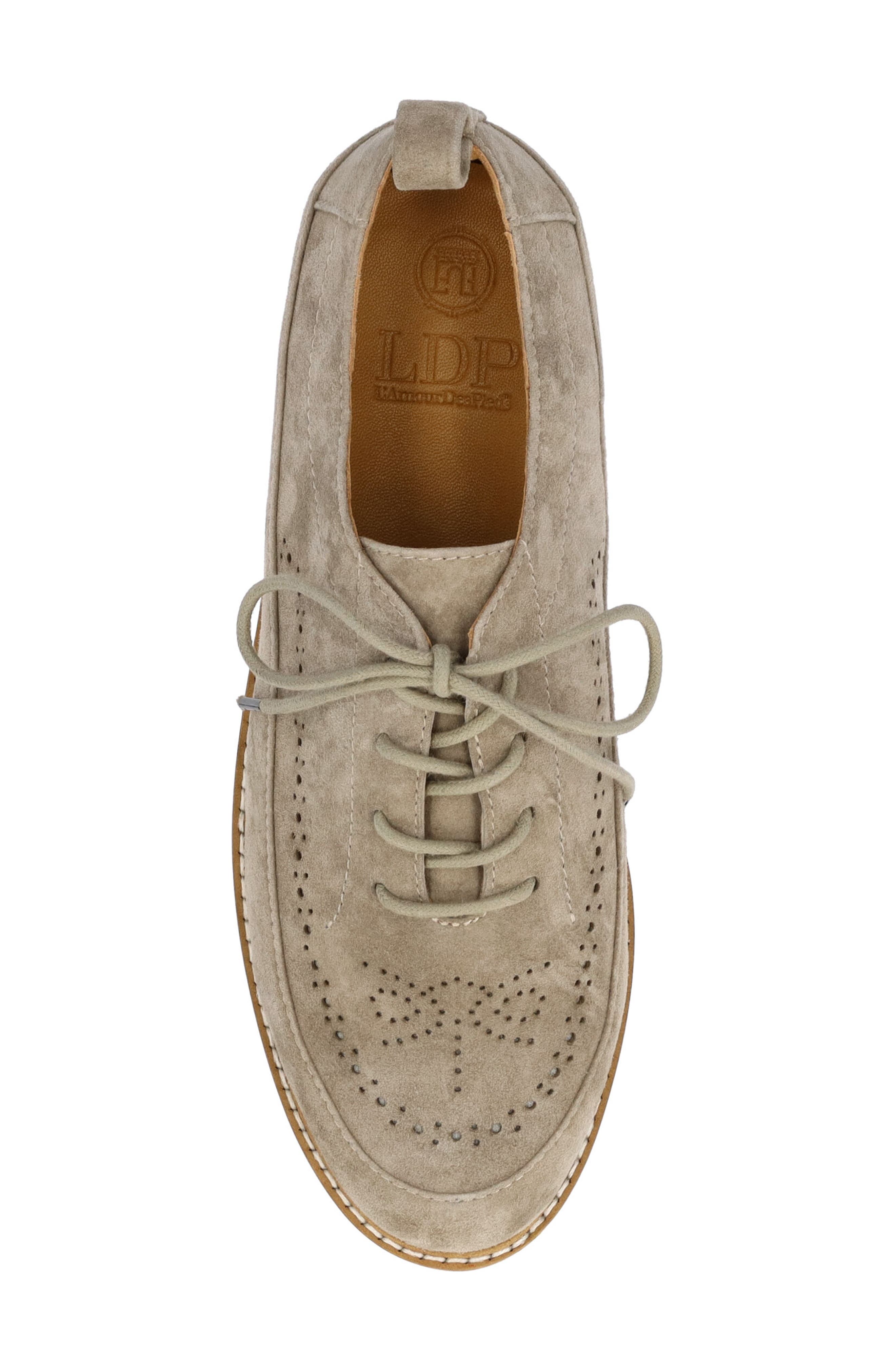Xindra Derby Sneaker, Alternate, color, DARK TAUPE