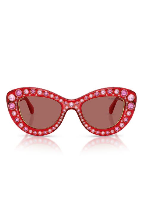 49mm Cat Eye Sunglasses