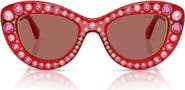 Swarovski 49mm Cat Eye Sunglasses
