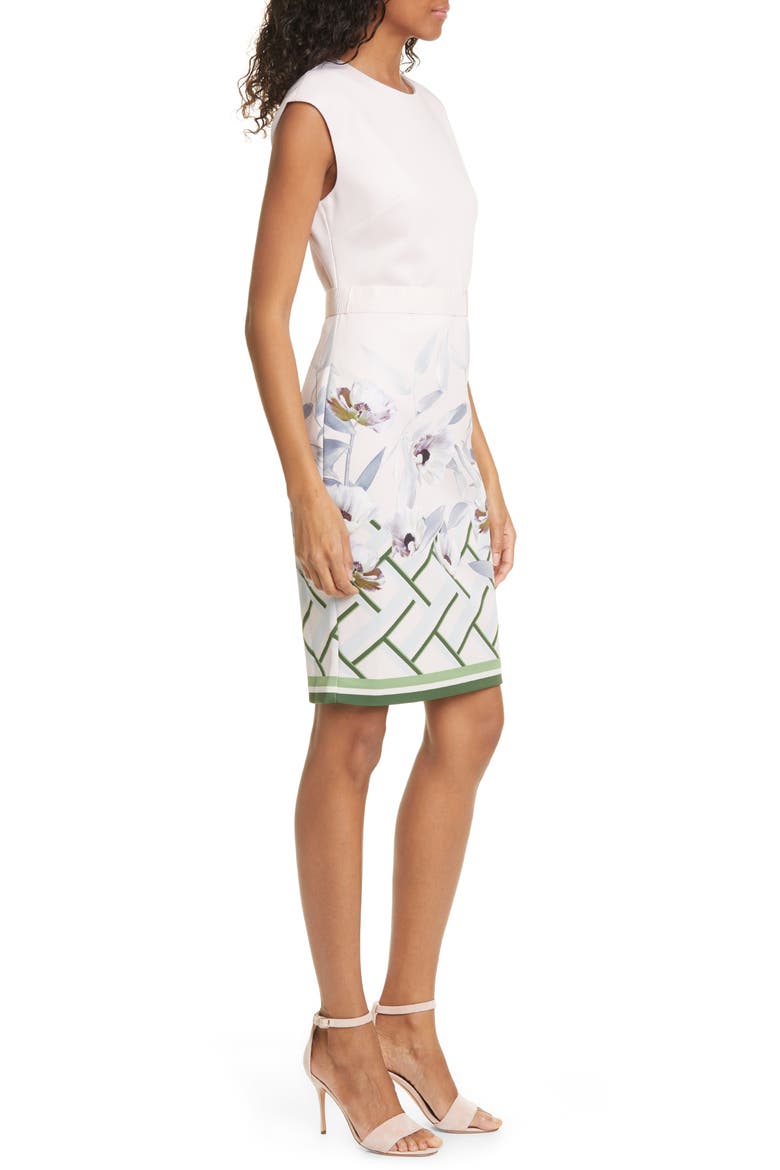 Hailey Everglade Body-Con Dress, Alternate, color, PALE PINK