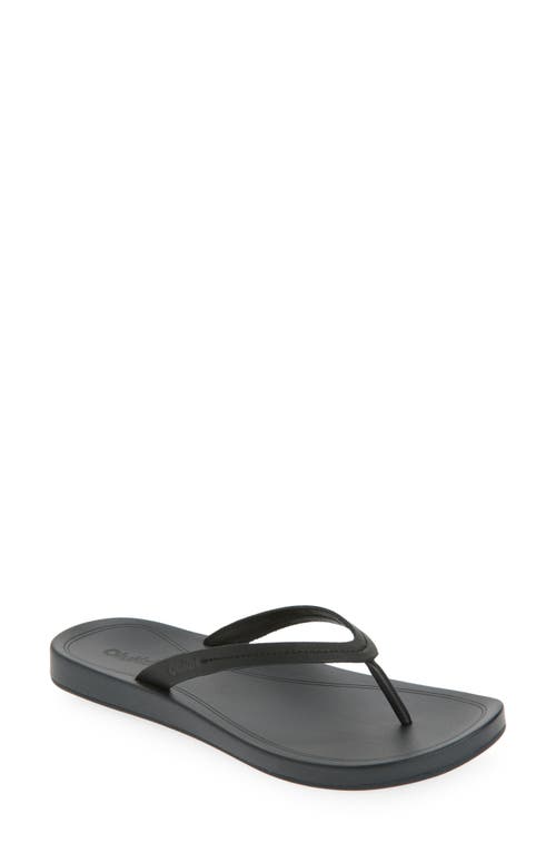 Olukai Lalahi Flip Flop In Lava Rock/lava Rock
