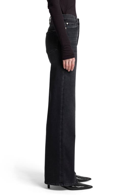 7 For All Mankind Jo Ultra High Waist Wide Leg Jeans In Burgundy