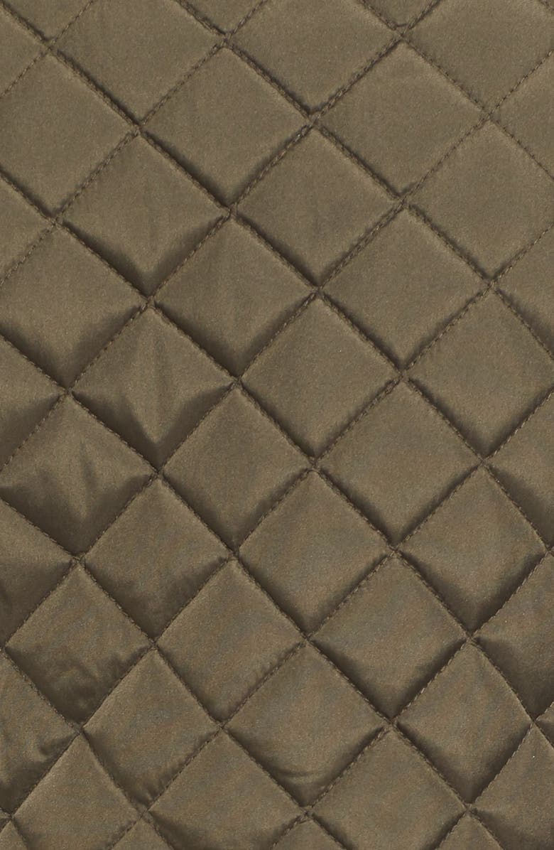 Gallery Quilted Vest with Faux Suede Trim, Alternate, color, 