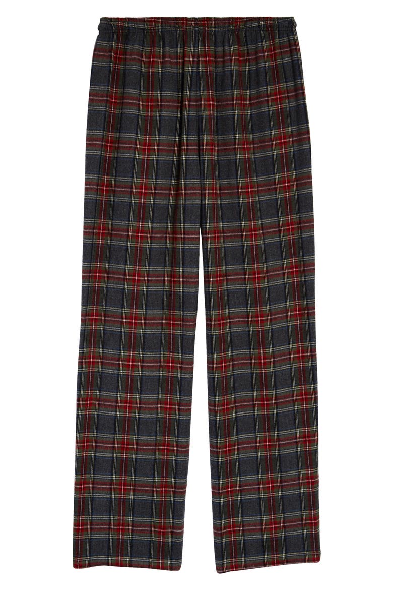 Men's Scotch Plaid Flannel Pajama Pants, Alternate, color, GREY STEWART