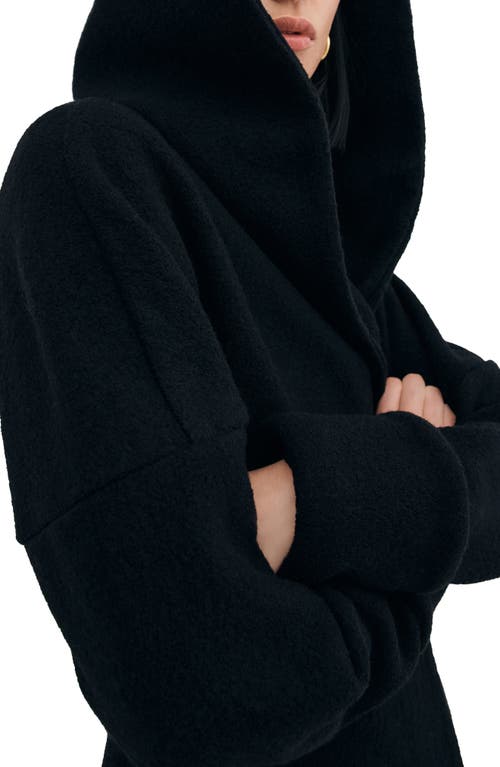 Two Lines By Marcella Kyota Hooded Jacket In Black
