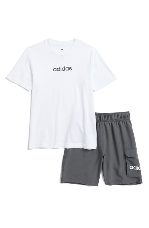 Kids' Logo T-Shirt & Cargo Shorts Set (Big Kid)