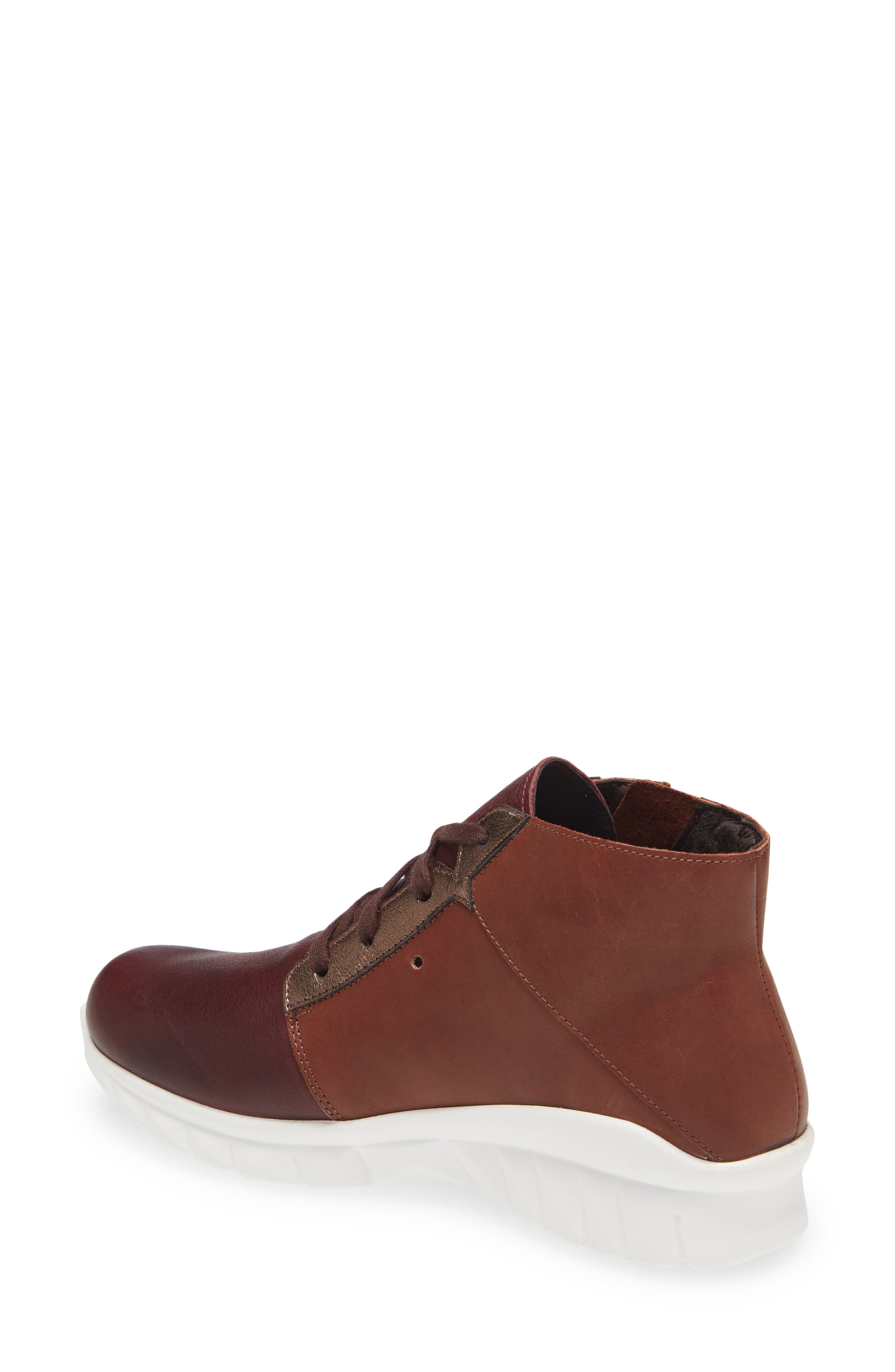 Polaris High Top Sneaker, Alternate, color, SOFT BORDEAUX/ SOFT CHESTNUT