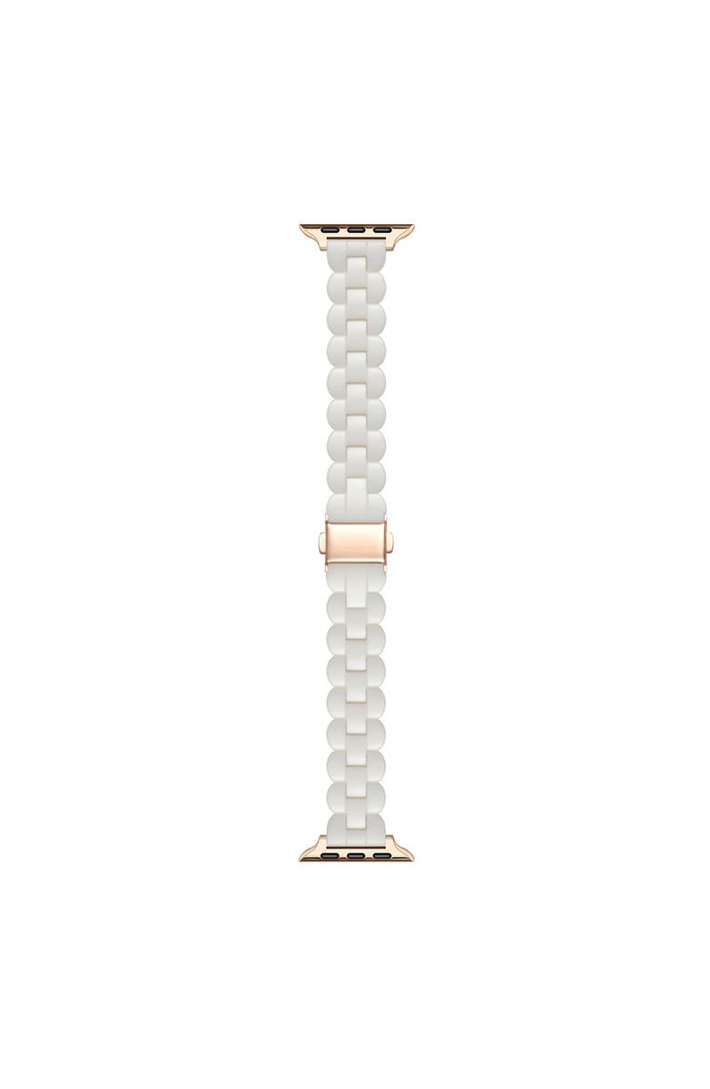 Posh Tech Elle Resin Link Band for Apple Watch, Alternate, color, White