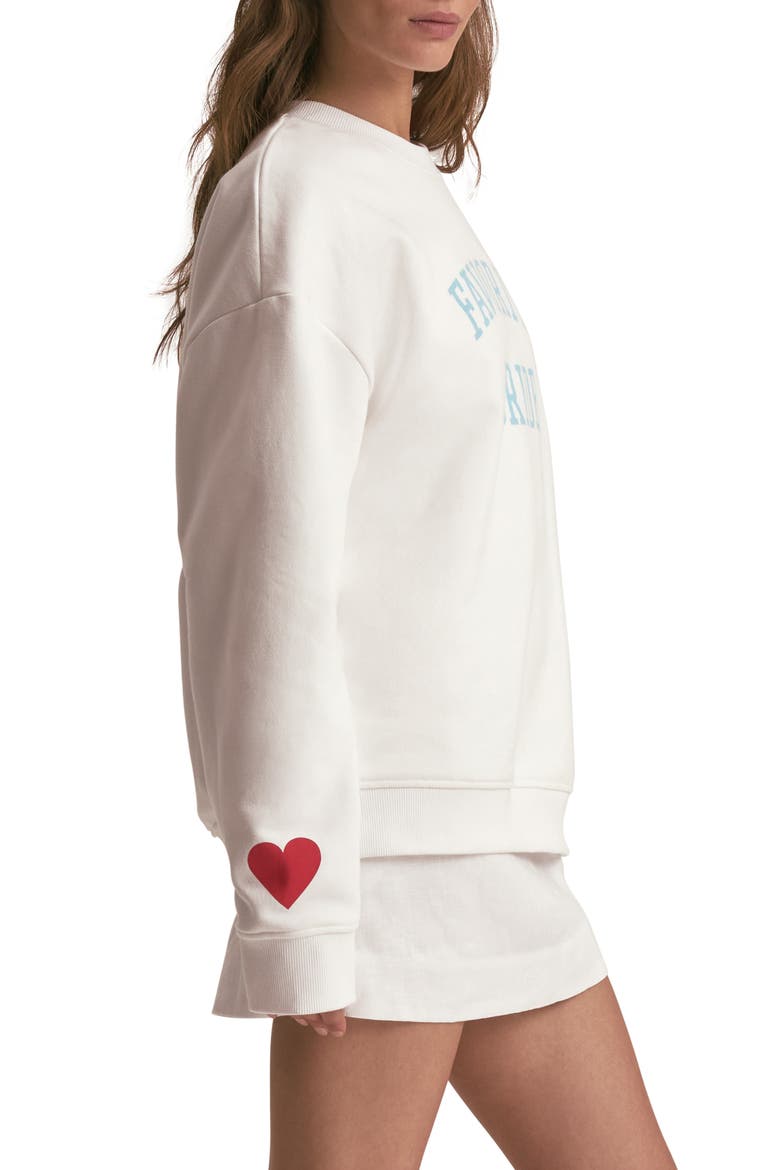 Favorite Bride Cotton Blend Sweatshirt, Alternate, color, BRIGHT WHITE