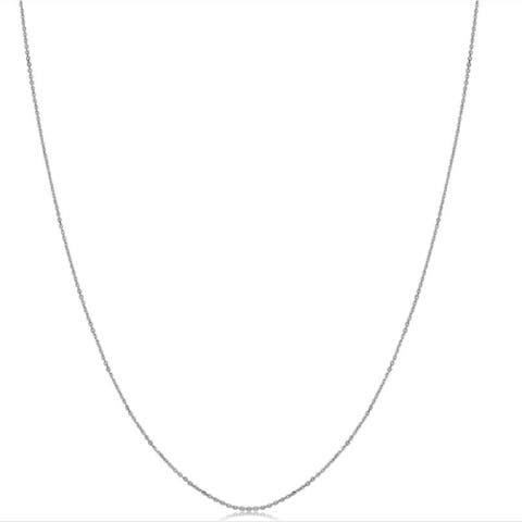 14k Gold Diamond-cut Cable Chain (18 inches)