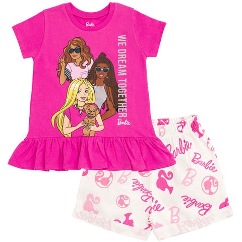 T-Shirt & Woven Shorts Set (Toddler, Little Kid & Big Kid)