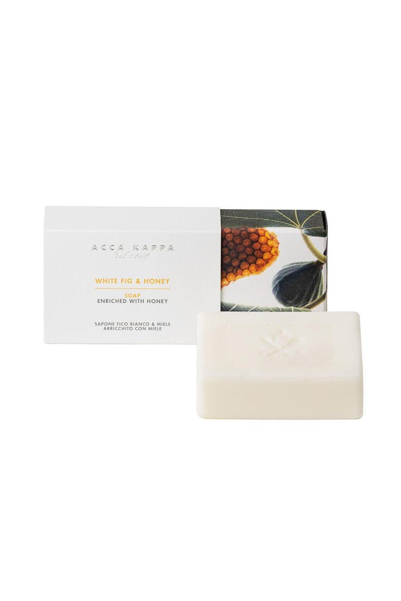White Fig & Honey Soap, Main, color, White