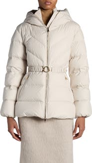 Moncler Brosse Belted Puffer Jacket