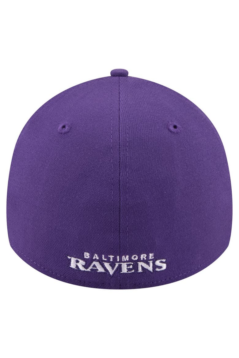 Men's New Era  Purple Baltimore Ravens Core Team 39THIRTY Flex Hat, Alternate, color, Purple