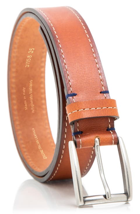 Stitched Leather Belt