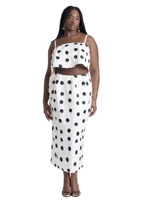 Printed Column Skirt