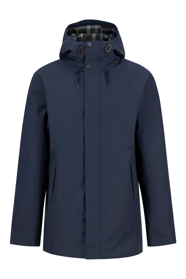 Modern Lorden Waterproof Hooded Jacket, Alternate, color, NAVY