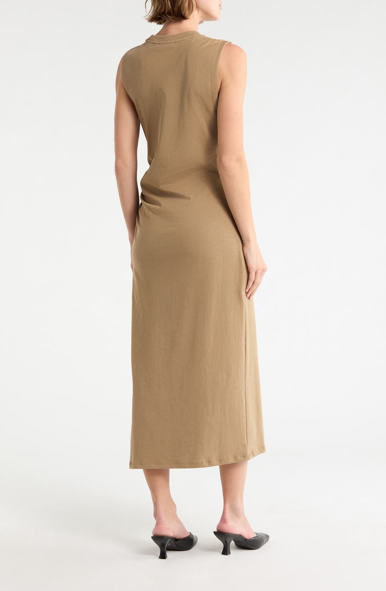 FRAME Cotton T-Shirt Dress, Alternate, color, Khaki