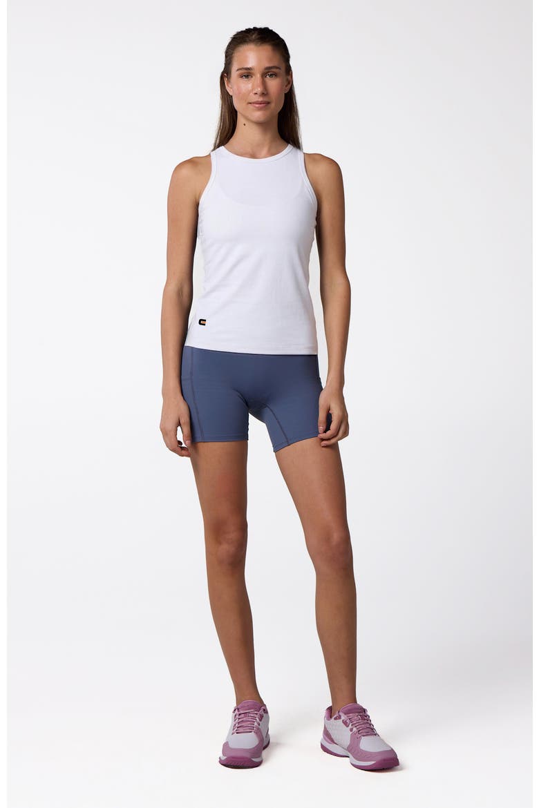 Women's Essential Fitted Tank, Alternate, color, White