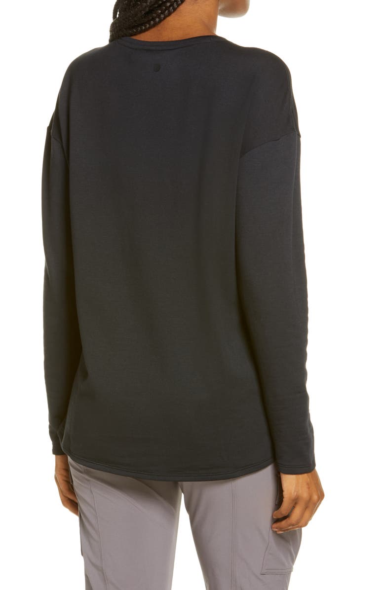 Zella Cozy Long Sleeve Top, Alternate, color, 