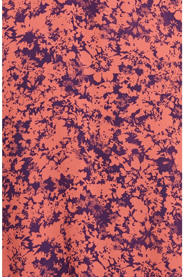 Print Sleeveless Chiffon Maxi Dress, Alternate, color, ORANGE- PURPLE DAISIES PRINT