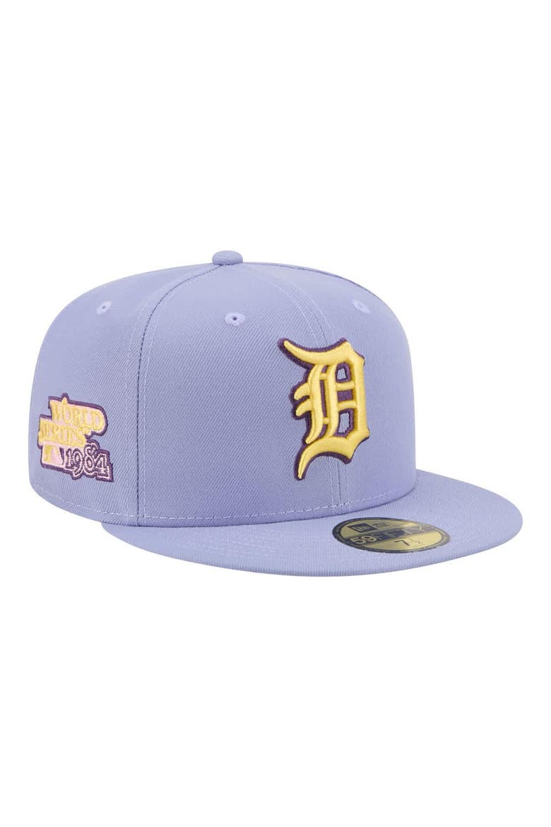 Men's New Era Light Purple Detroit Tigers Lavender Bloom 59FIFTY Fitted Hat, Main, color, Light Purple