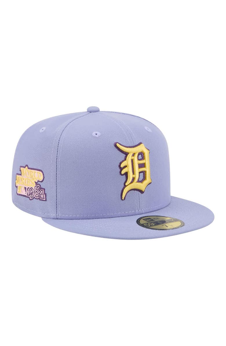 New Era Men's New Era Light Purple Detroit Tigers Lavender Bloom 59FIFTY Fitted Hat, Main, color, Light Purple