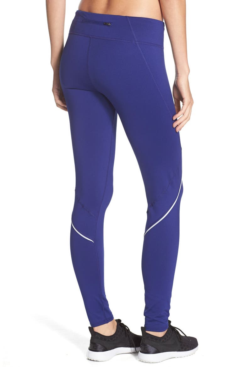 'Power Fleece' Legging, Alternate, color, PURPLE AMAZON